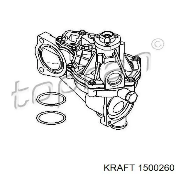 1500260 Kraft bomba de agua, completo con caja