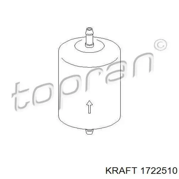 Filtro de gasoil Open Parts EFF509320