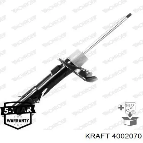 4002070 Kraft Amortiguador frontal izquierdo