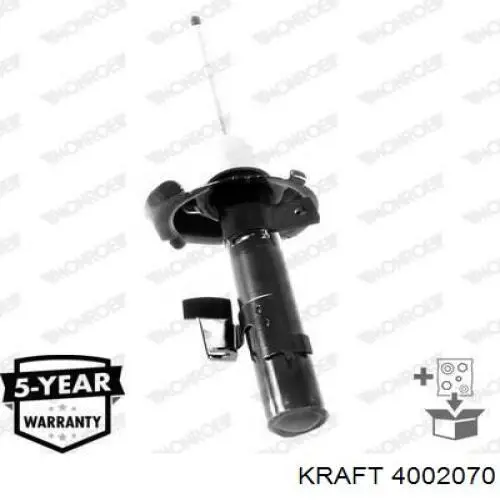 Amortiguador delantero izquierdo Kraft 4002070 precio, desde 48,46 EUR