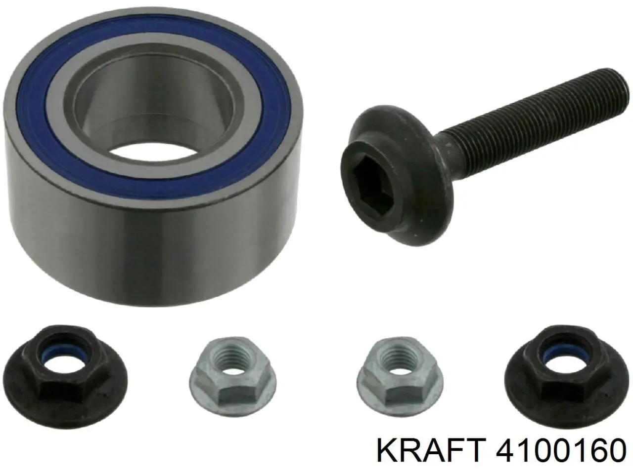 4100160 Kraft cojinete de rueda delantero