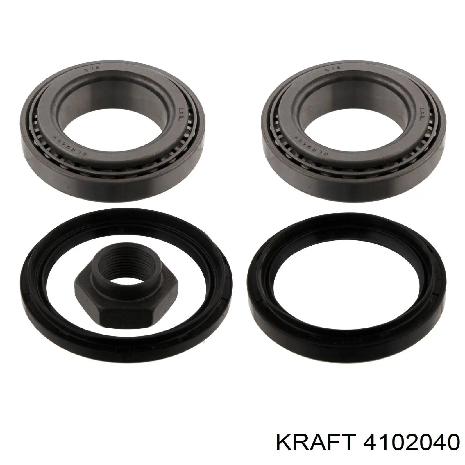 4102040 Kraft cojinete de rueda delantero