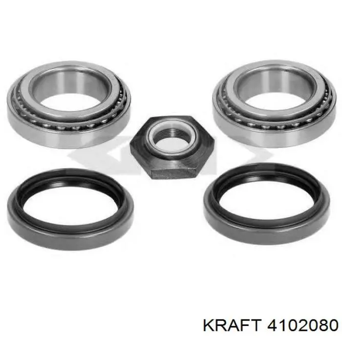 4102080 Kraft cojinete de rueda delantero