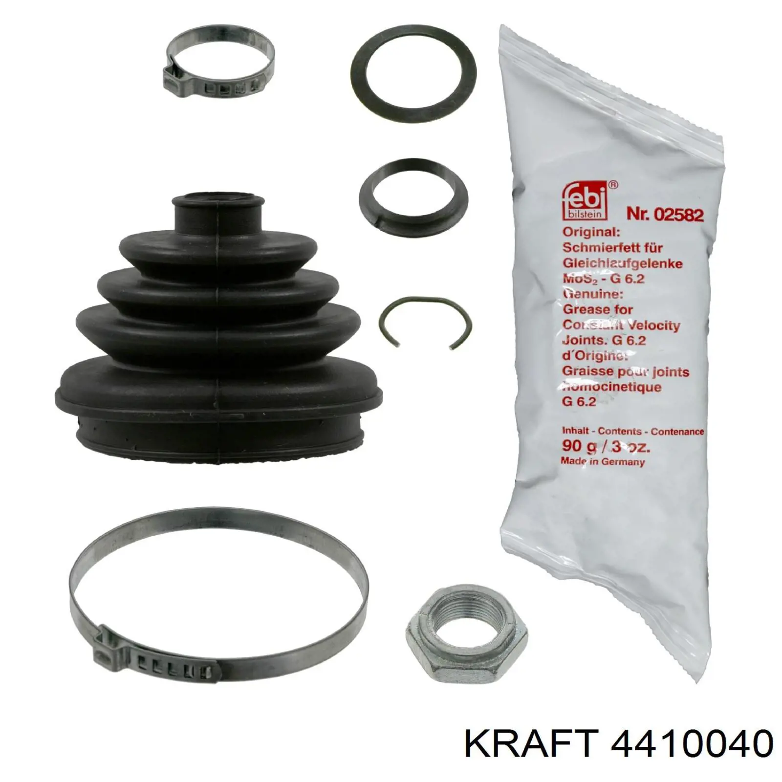 4410040 Kraft fuelle, árbol de transmisión delantero exterior