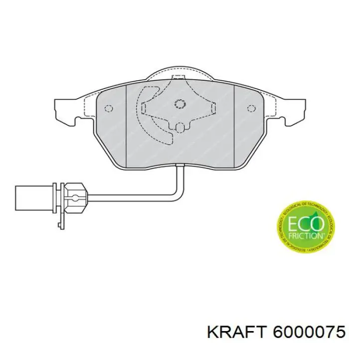 Pastillas de freno delanteras Necto FD6786A