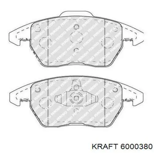 Pastillas de freno delanteras Seat Ibiza 5 KJ1, KJG