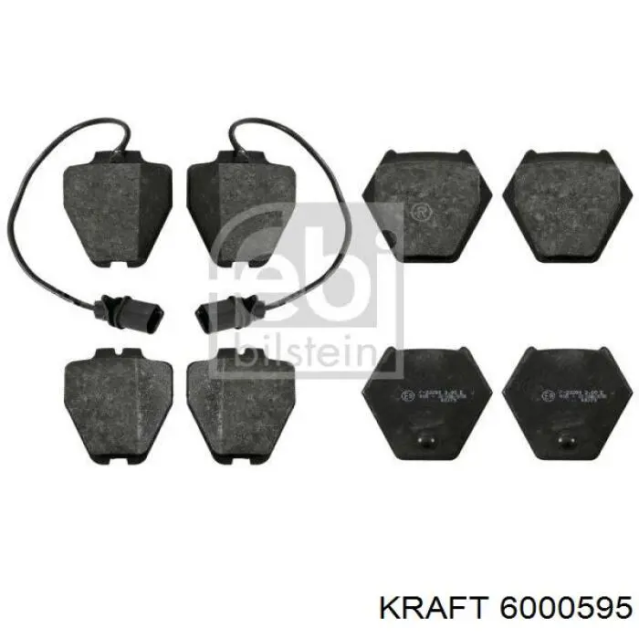 Pastillas de freno delanteras Necto FD7284A