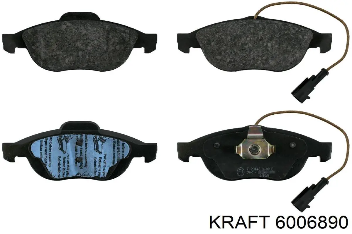 Pastillas de freno delanteras Alfa Romeo 156 932