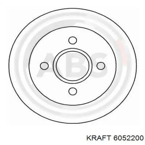 Disco de freno trasero Ford Sierra 1 GBC