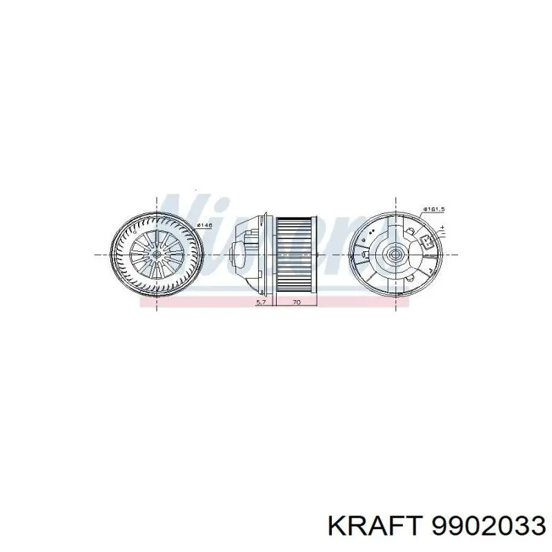 Motor de calefacción para Ford Kuga (CBV)