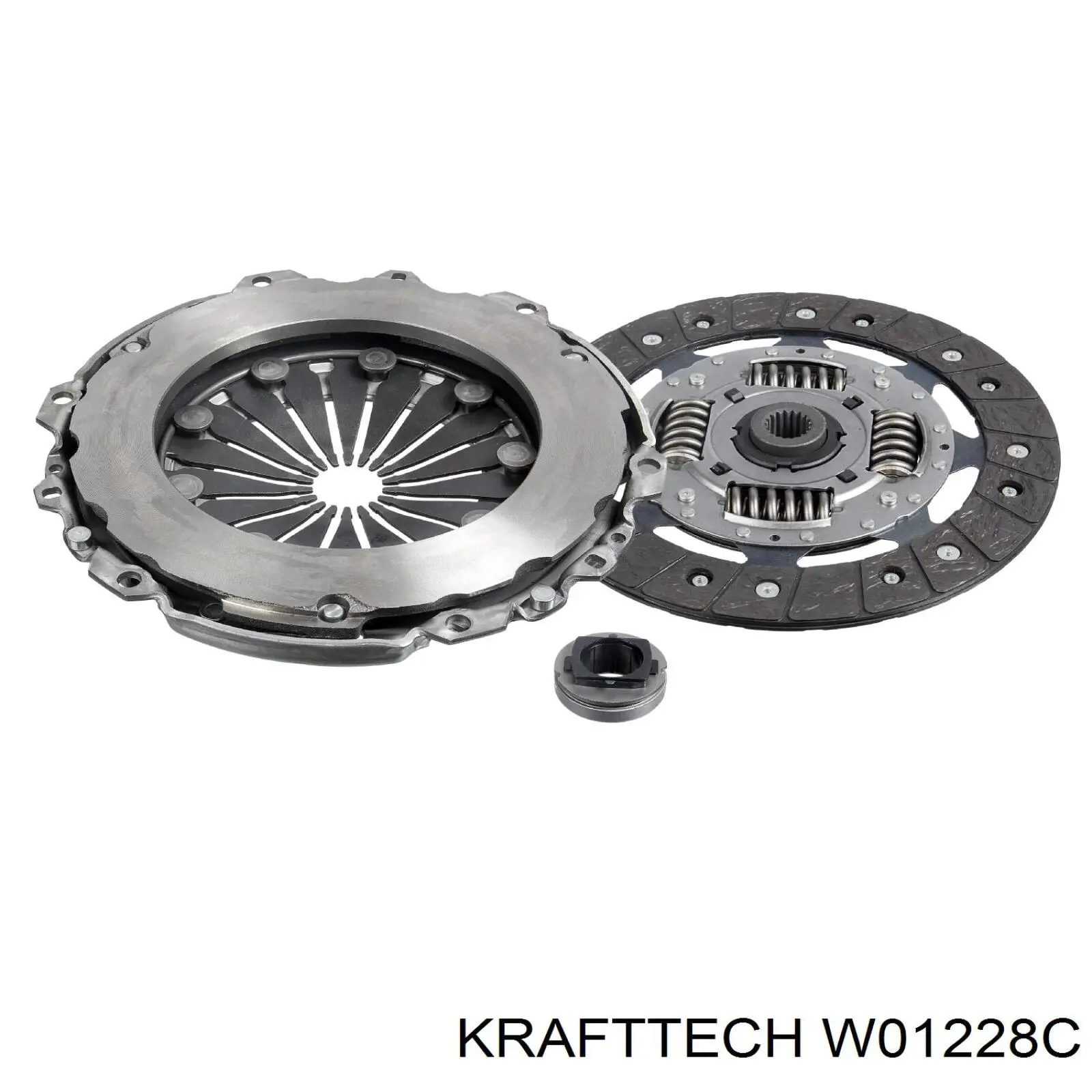 W01228C Krafttech kit de embrague (3 partes)