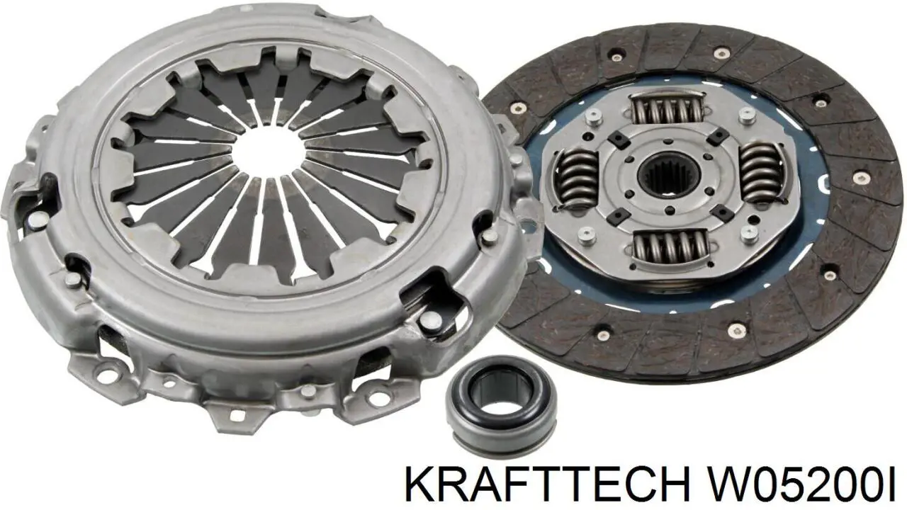 W05200I Krafttech kit de embrague (3 partes)