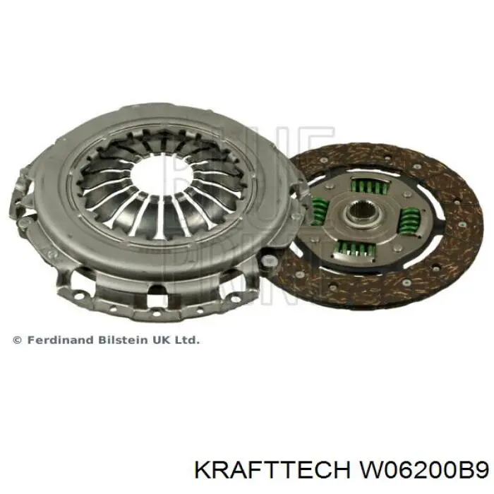 W06200B9 Krafttech kit de embrague (3 partes)