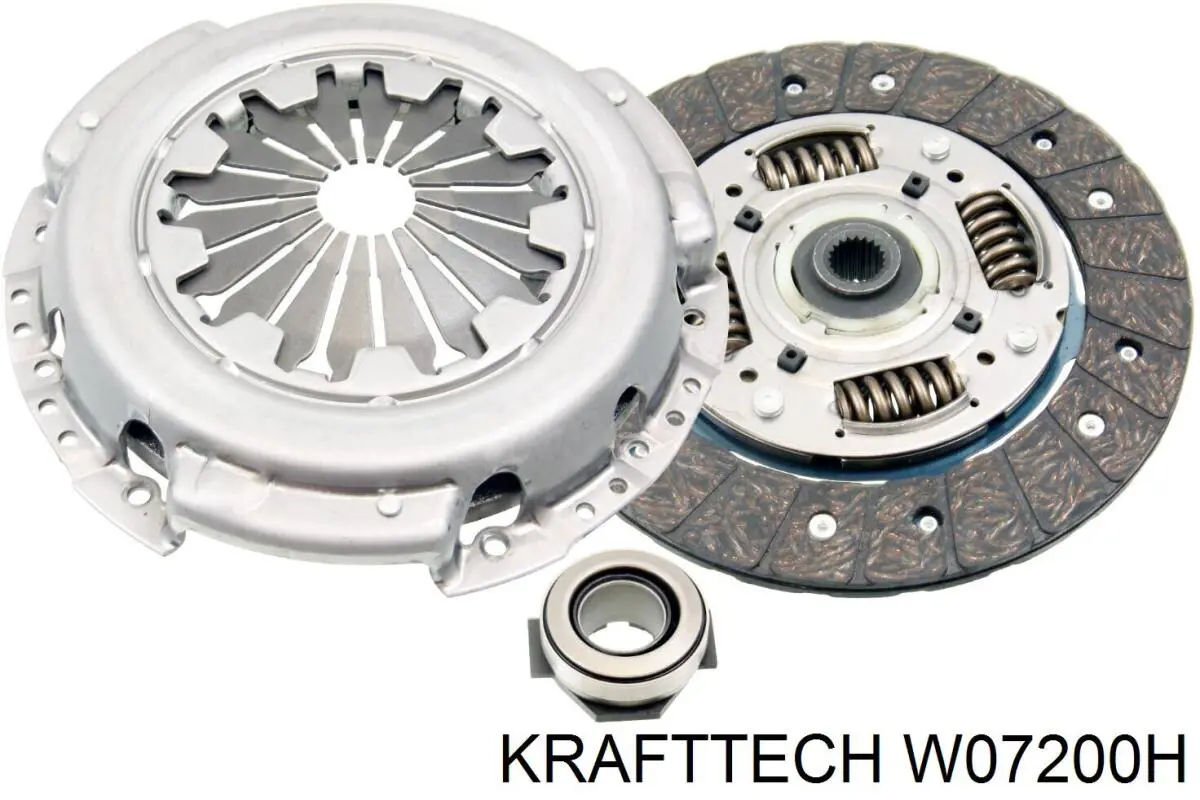 W07200H Krafttech kit de embrague (3 partes)