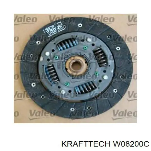 W08200C Krafttech kit de embrague (3 partes)