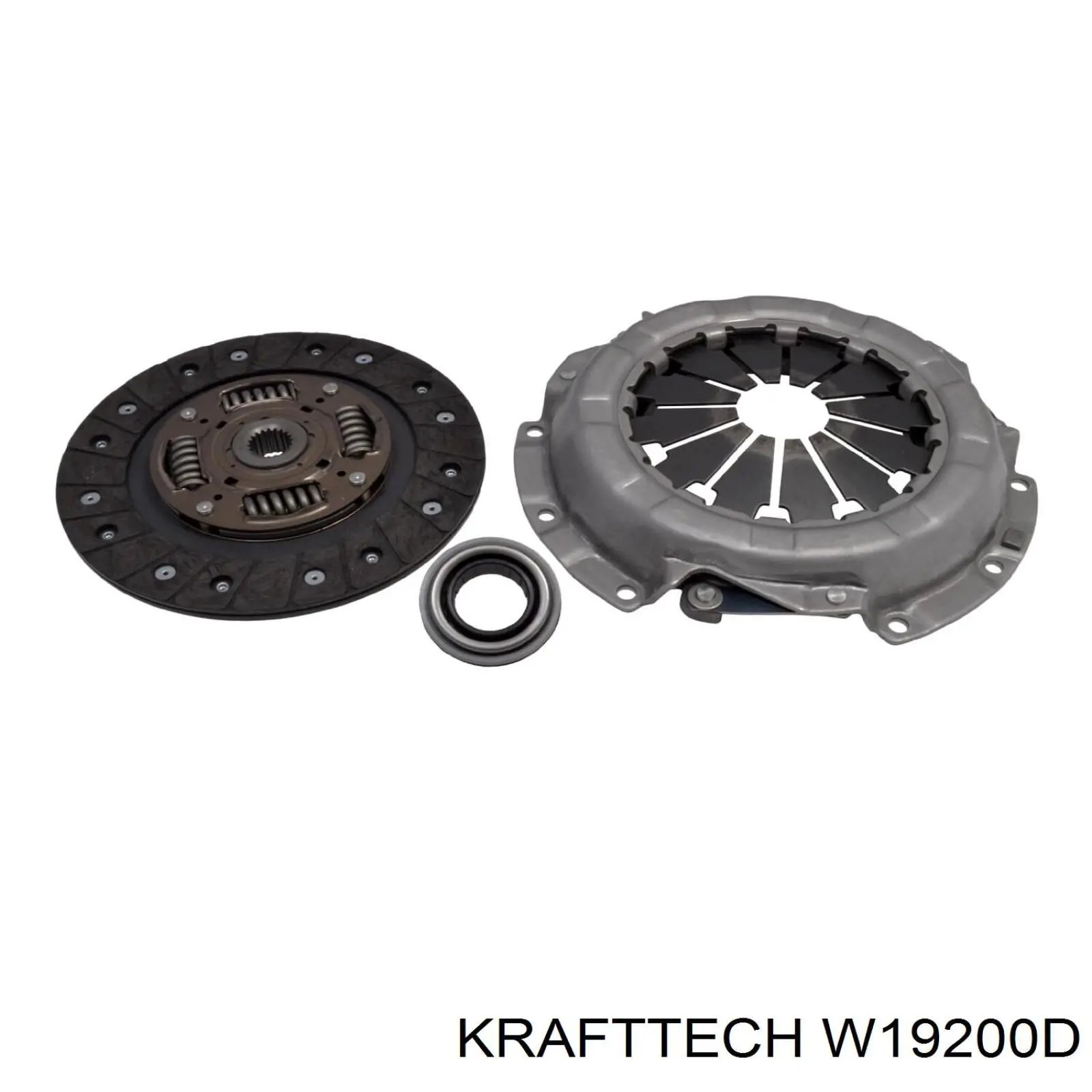 W19200D Krafttech kit de embrague (3 partes)