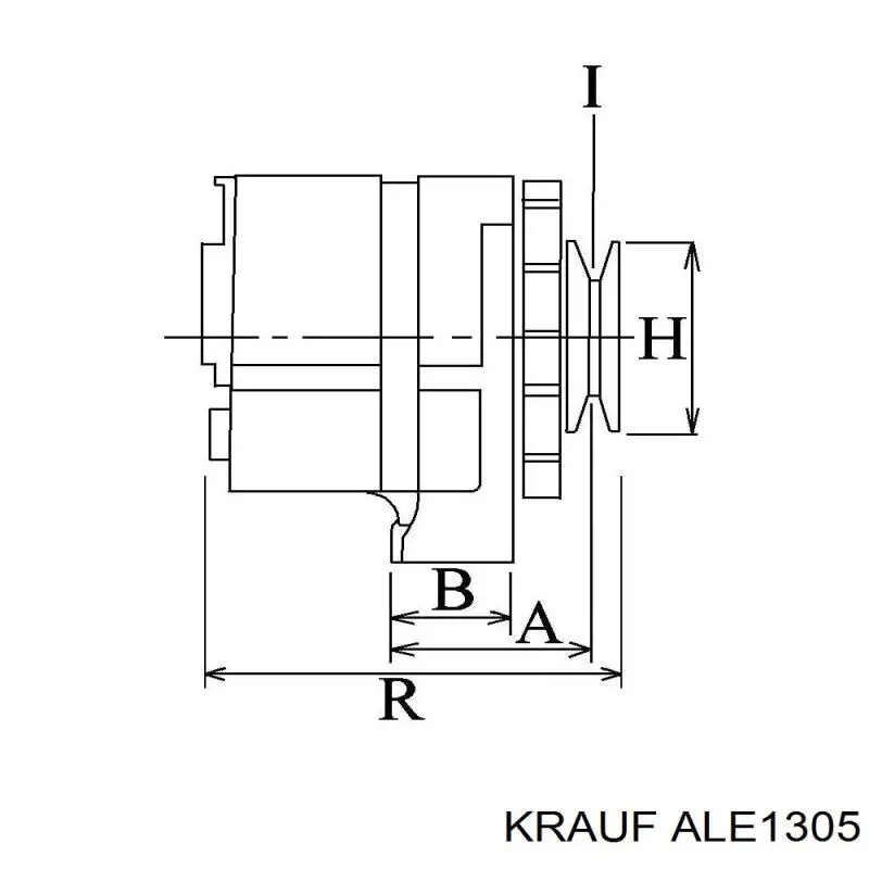 ALE1305 Krauf alternador