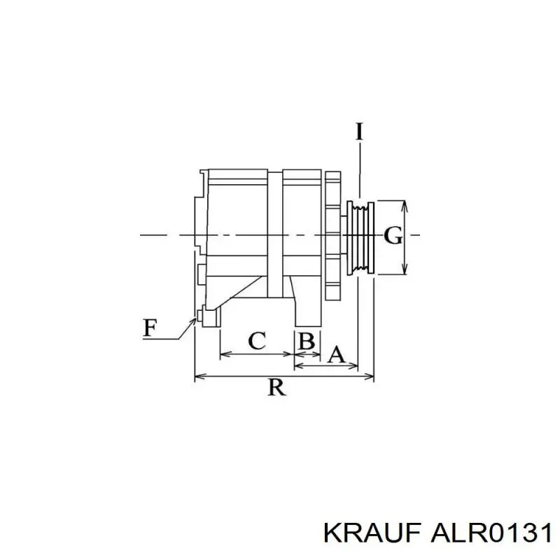 ALR0131 Krauf alternador