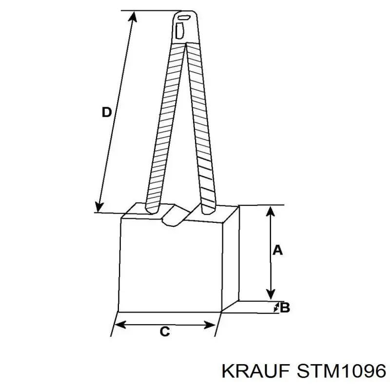 STM1096 Krauf motor de arranque