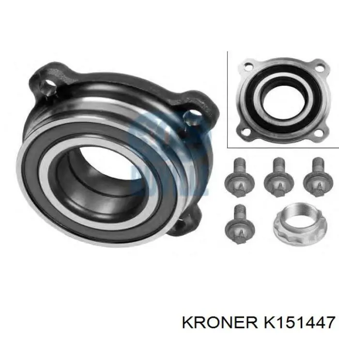 Cojinete de rueda trasero BMW 5 E39