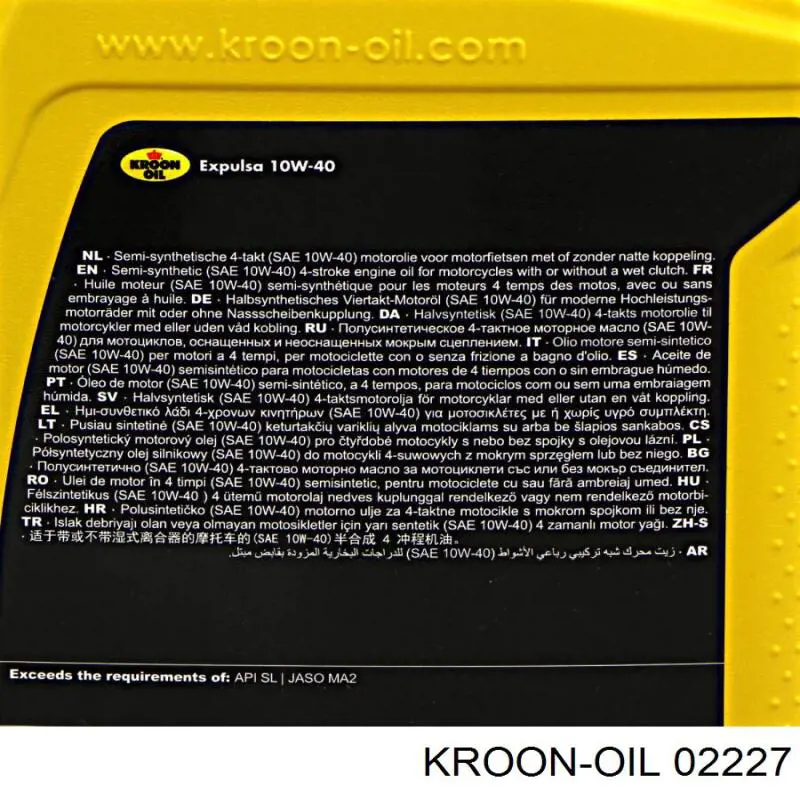 Aceite de motor KROON OIL 02227