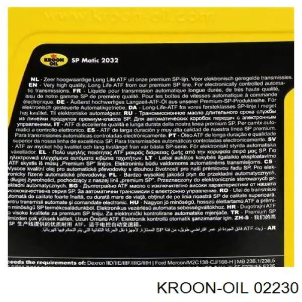 Aceite transmisión KROON OIL 02230