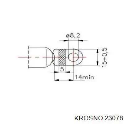 Comprar 23078 Krosno Amortiguador de puerta trasera