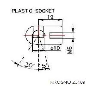 Comprar 23189 Krosno Amortiguador de puerta trasera