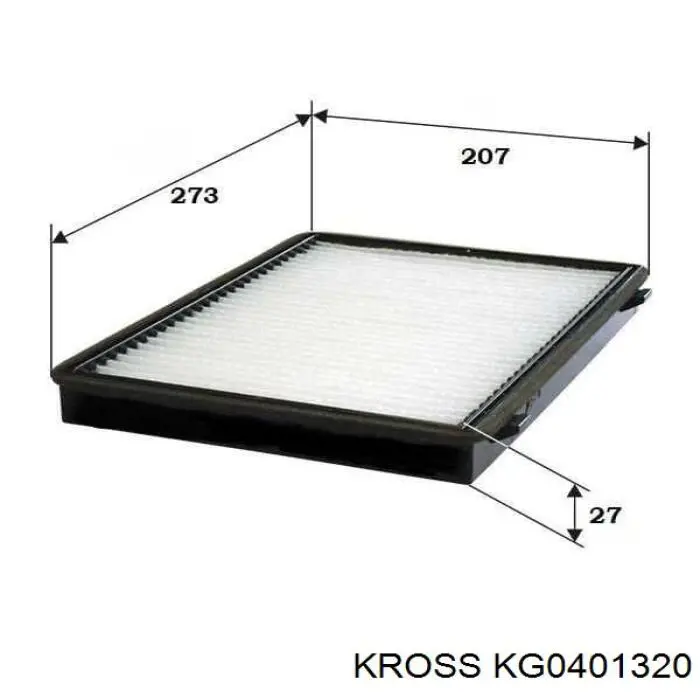 KG04-01320 Kross filtro de habitáculo