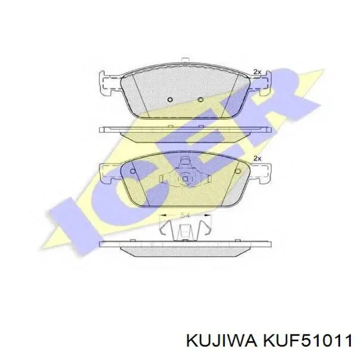 Pastillas de freno delanteras Ford Focus 3 CB8