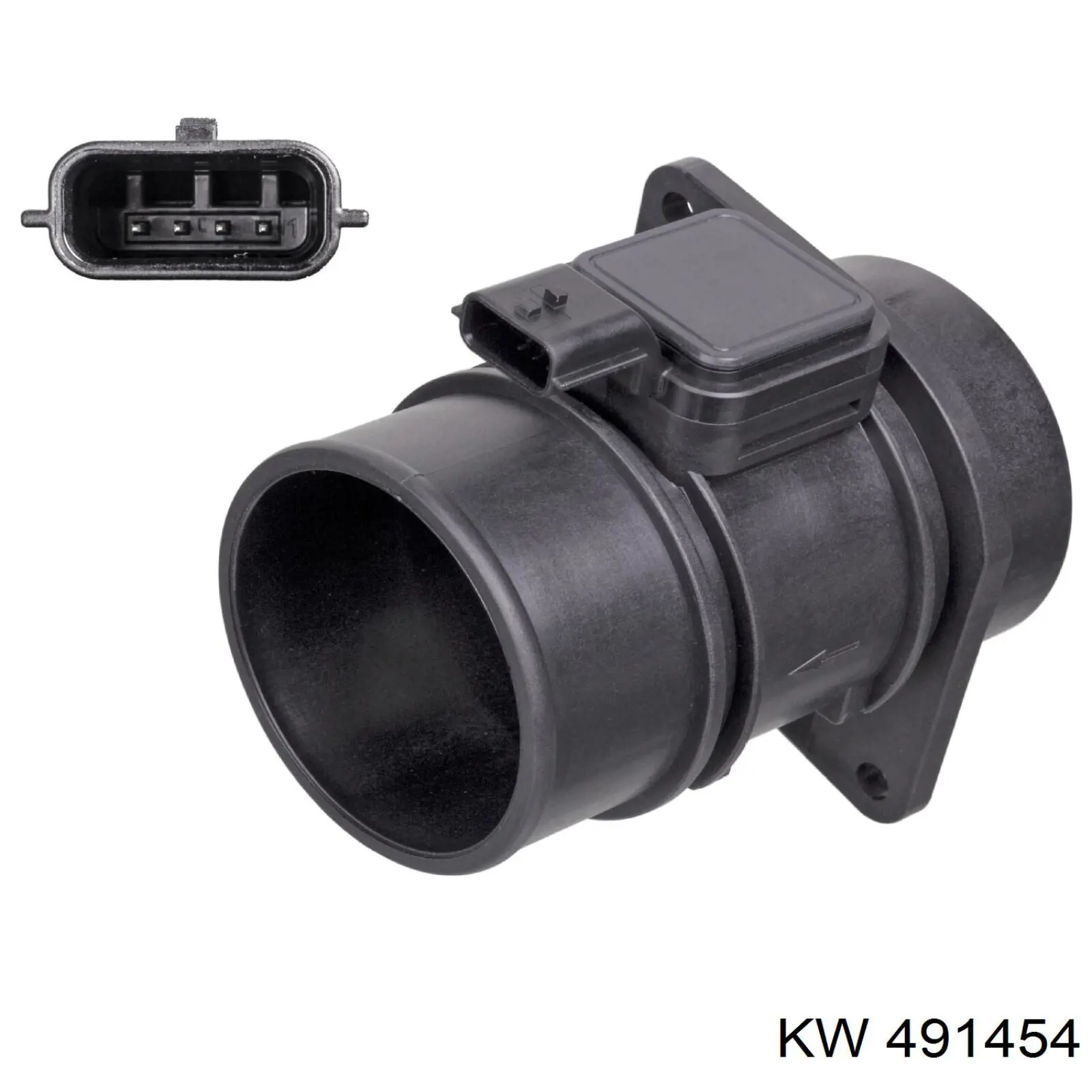 491 454 KW sensor de flujo de aire/medidor de flujo (flujo de aire masibo)