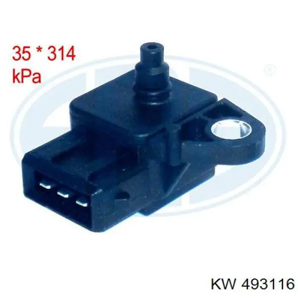 493116 KW sensor de presion del colector de admision