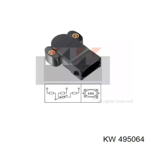 495064 KW sensor tps
