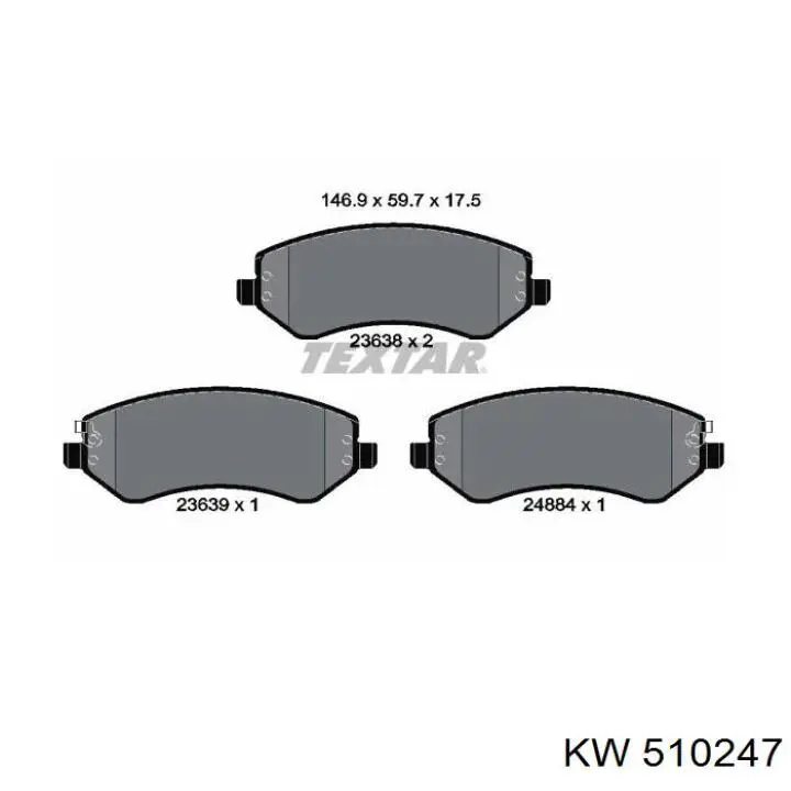 510 247 KW interruptor luz de freno