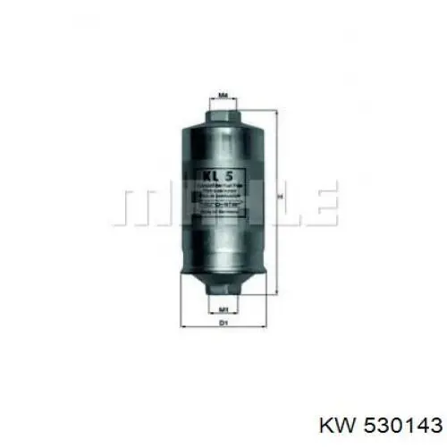 530143 KW sensor de temperatura del refrigerante
