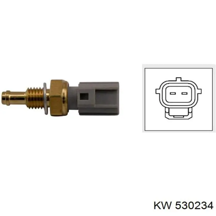 530234 KW sensor de temperatura del refrigerante