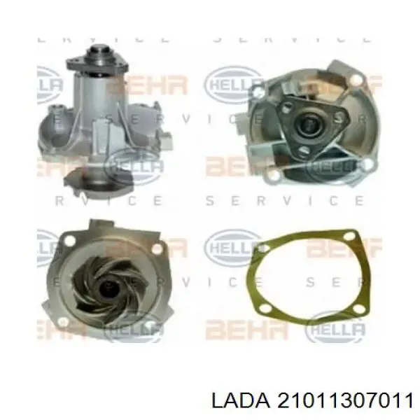 21011307011 Lada Bomba refrigerante coche