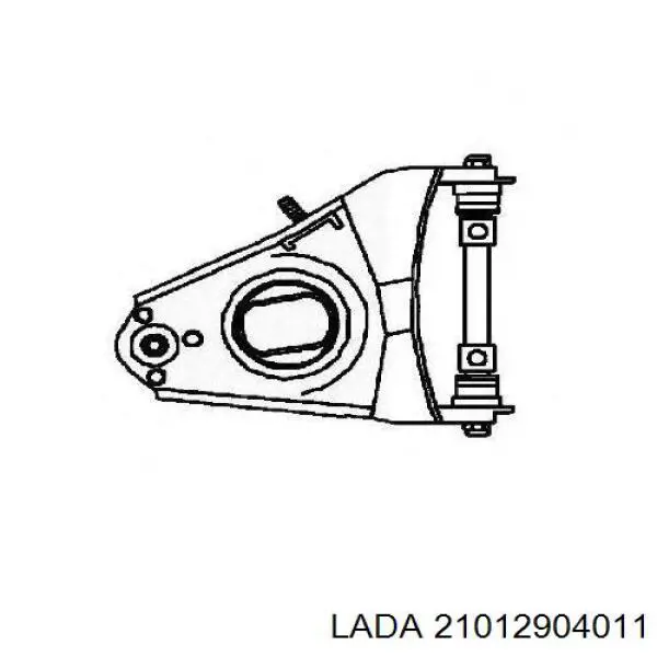 21012904011 Lada barra oscilante, suspensión de ruedas delantera, inferior izquierda