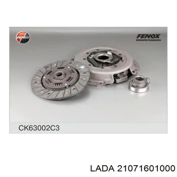 2107-1601000 Lada kit de embrague (3 partes)