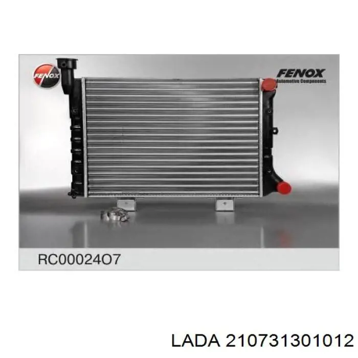 21073-1301012 Lada radiador