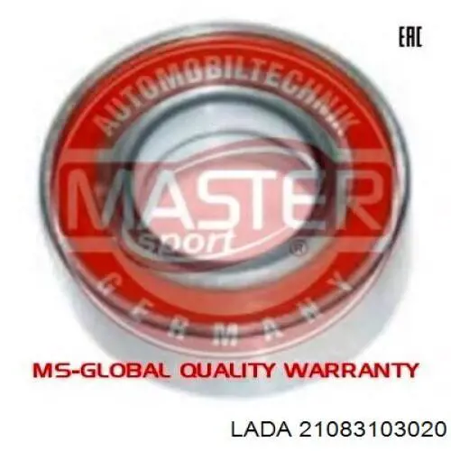 Cojinete de rueda delantero 21083103020 Lada