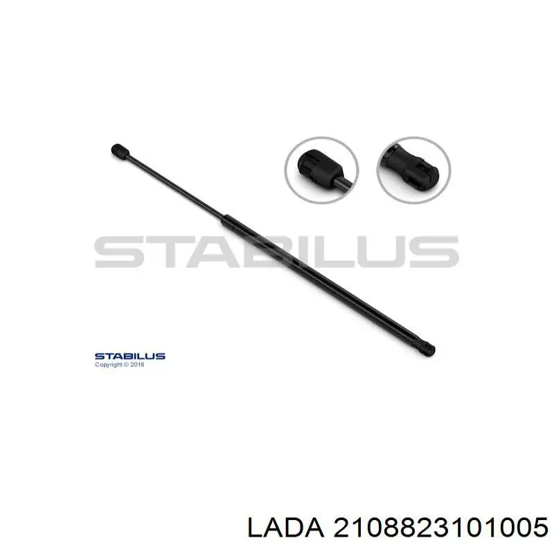 2108823101005 Lada Amortiguador de porton
