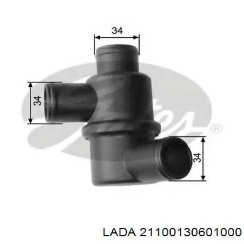 21100130601000 Lada termostato, refrigerante