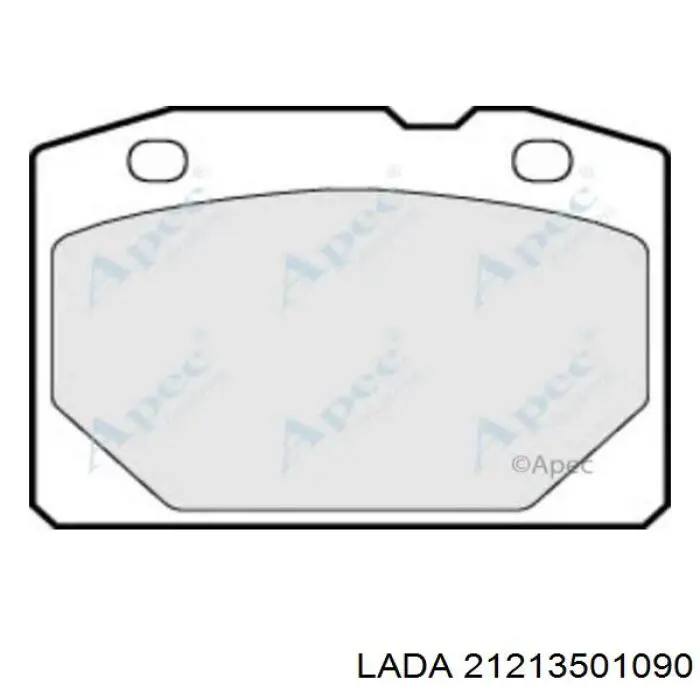 21213501090 Lada pastillas de freno delanteras