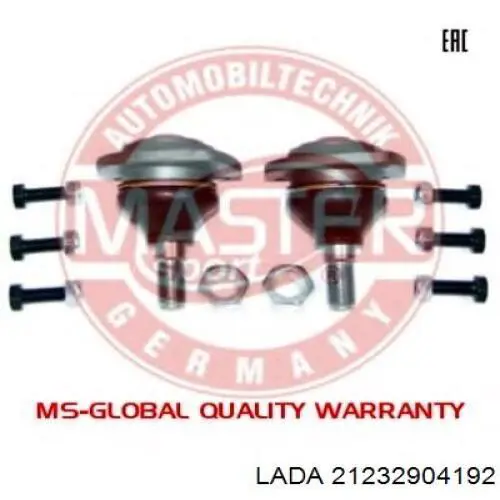 Rótula inferior de suspensión 21232904192 Lada