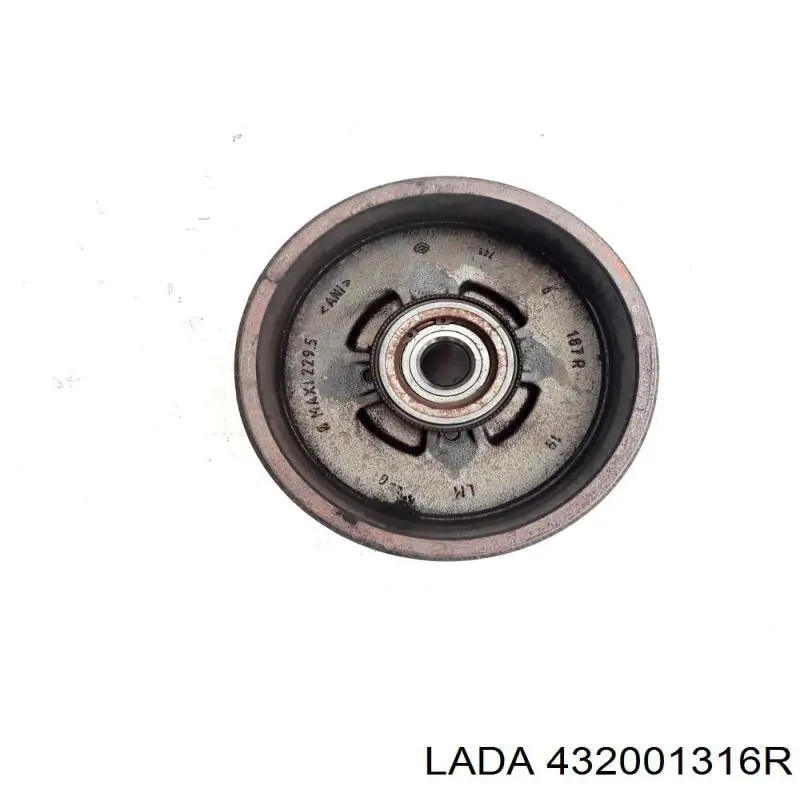 432001316R Lada freno de tambor trasero