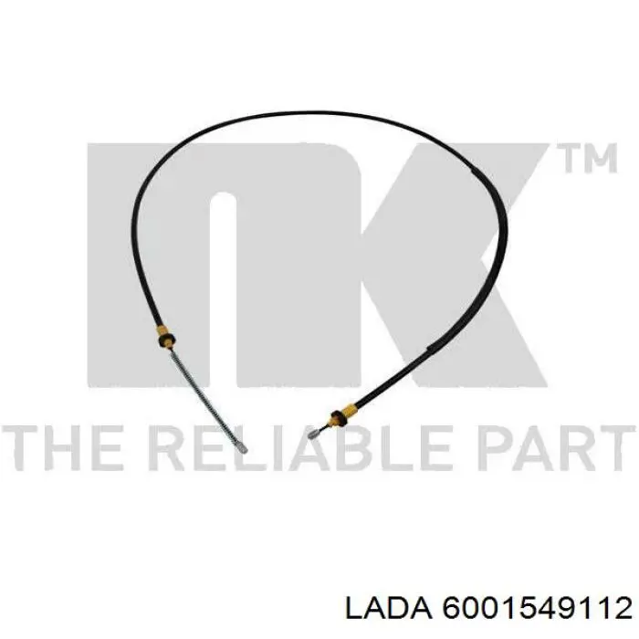 6001549112 Lada cable de freno de mano trasero derecho/izquierdo