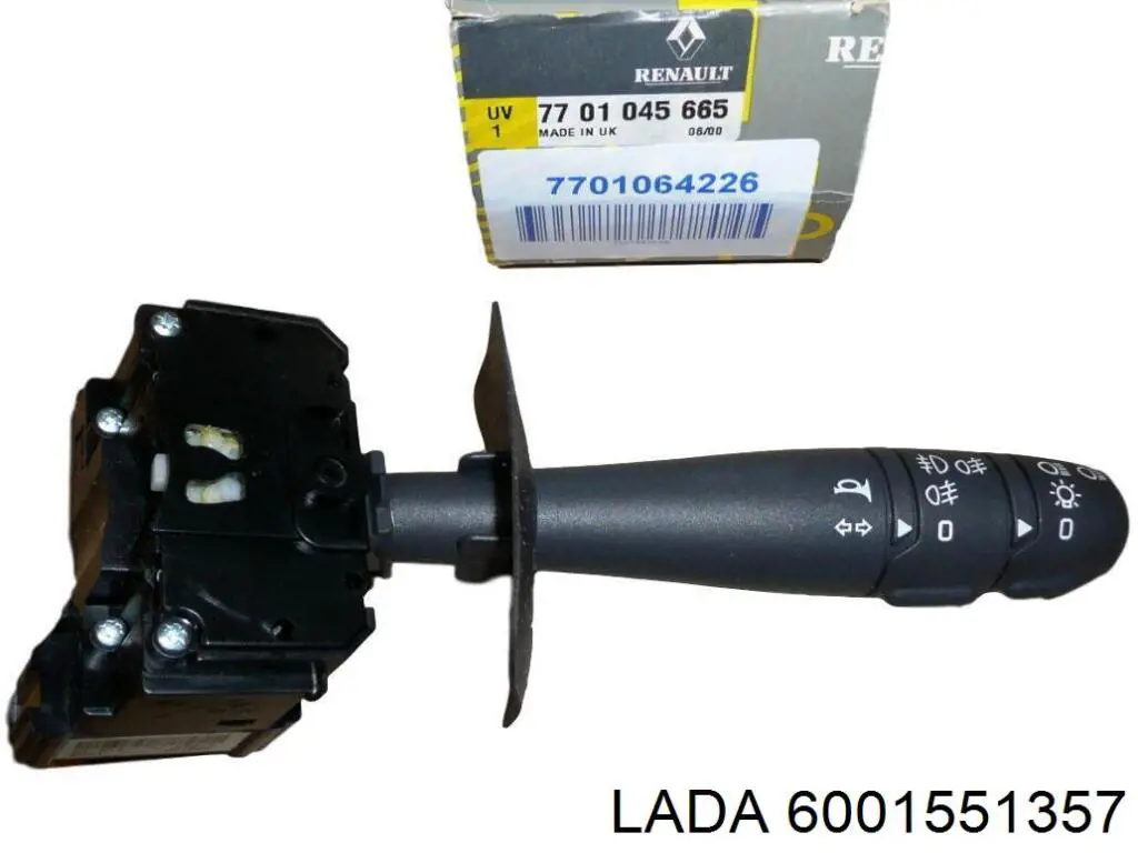 6001551357 Lada conmutador en la columna de dirección derecho