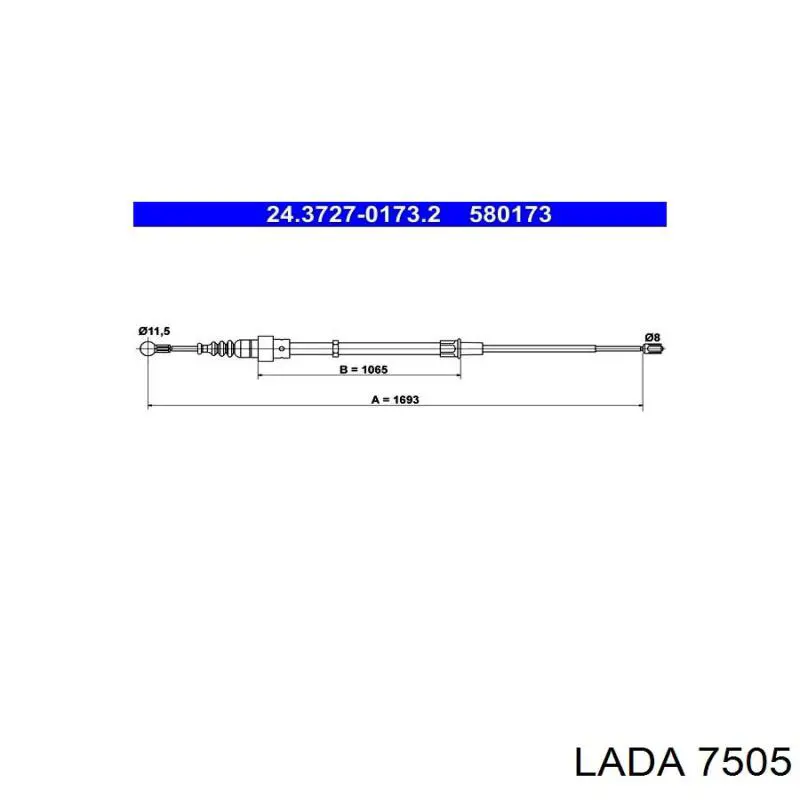 7505 Lada bombilla