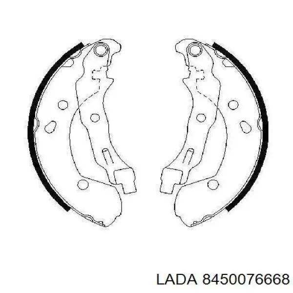 Comprar 8450076668 Lada Zapatas de freno